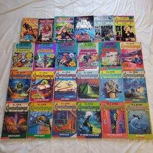 24 Vintage R.L. Stine Goosebumps Books